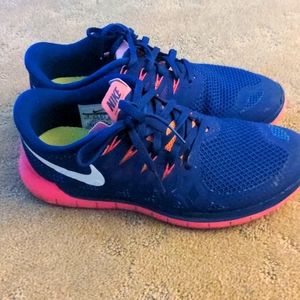Nike Free Run 5.0 Purple and Pink